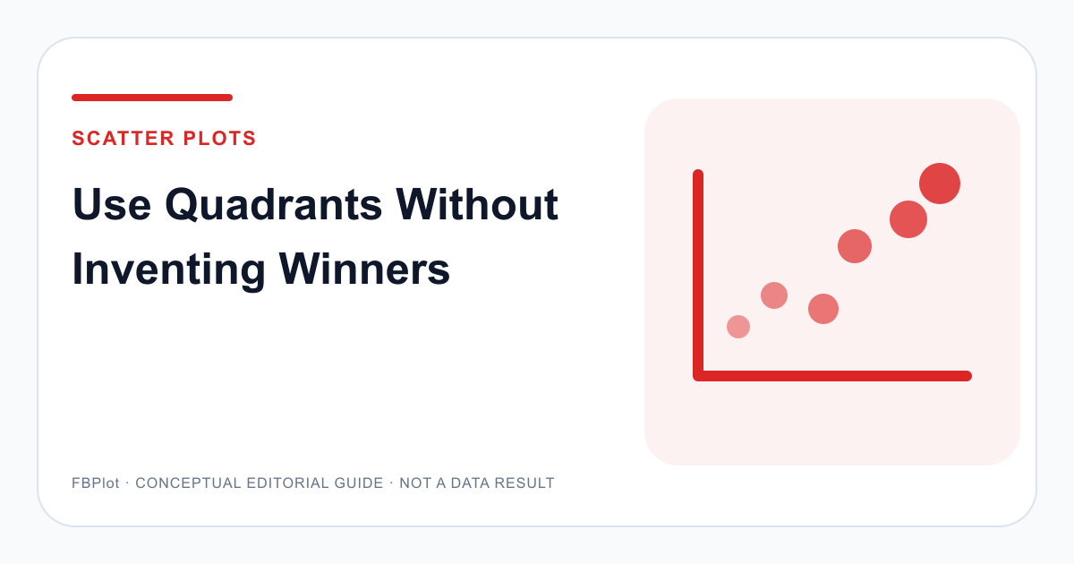 Football Scatter Plot Quadrants Without Arbitrary Winners